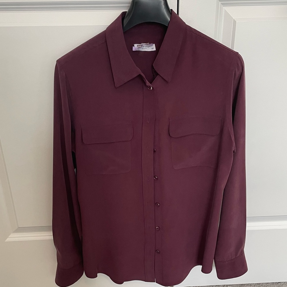 Maroon equipment blouse S/P